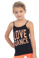 KIDS "LOVE DANCE" STUD CAMI
