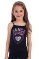 KIDS DANCE HEART SEQUIN CAMI