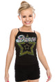 KIDS DANCE STAR SEQUIN FULL LENGTH CAMI