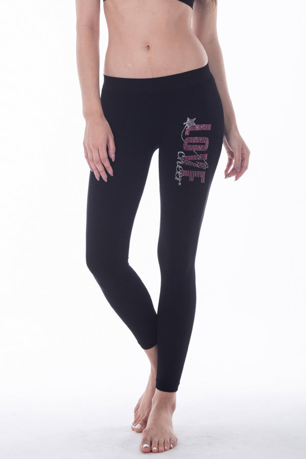 LOVE CHEER STUD CALF LEGGINGS