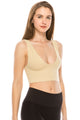 V-NECK CROP TANK