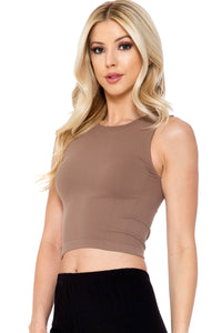 CROPPED MUSCLE TANK TOP