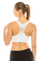 PADDED MESH RACERBACK SPORTS BRA