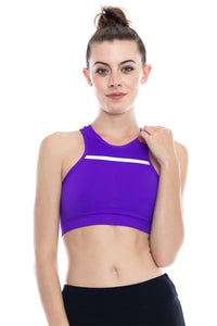 DOUBLE LAYERED MESH RACERBACK SPORTS BRA