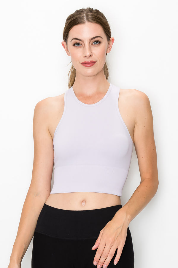 RACERBACK CROP TANK TOP