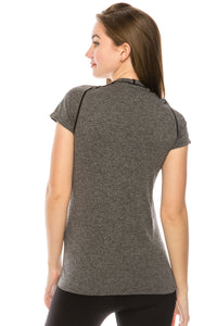 HEATHER SHORT SLEEVE TOP