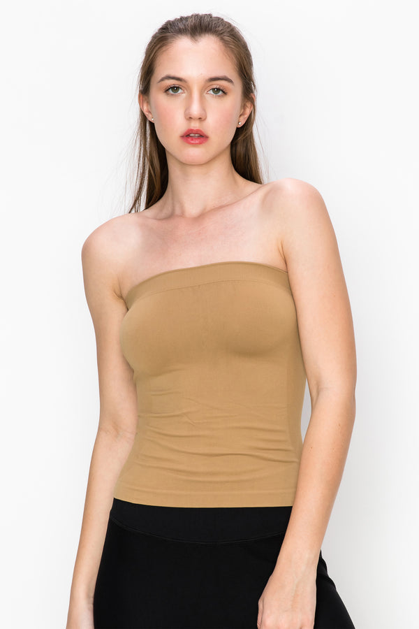 KURVE BUTTER SOFT SEAMLESS SIDE RIBBING TUBE TOP