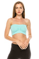 RUCHED FRONT TUBE TOP