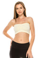 RUCHED FRONT TUBE TOP