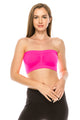 RUCHED FRONT TUBE TOP
