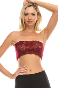 LACE REVERSIBLE TUBE TOP