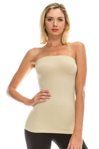 BABY RIBBED LONG TUBE TOP