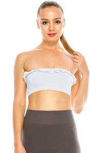 LACE TRIM TUBE TOP
