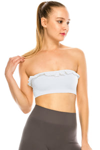 LACE TRIM TUBE TOP