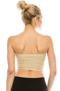 REVERSIBLE STRIPE MINI TUBE TOP