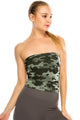 CAMOUFLAGE TUBE TOP