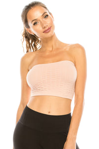 SMOCKED TUBE TOP