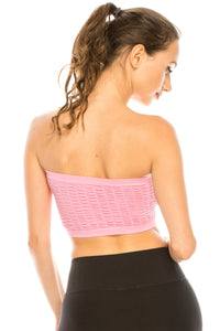 SMOCKED TUBE TOP