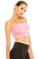 SMOCKED TUBE TOP