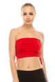 RUCHED TUBE TOP