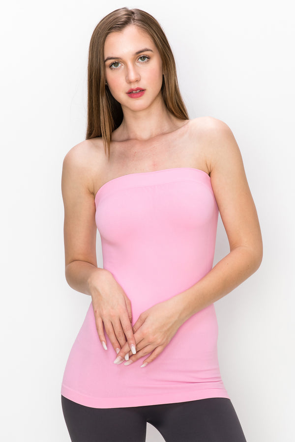 KURVE BUTTER SOFT SEAMLESS LONG TUBE TOP