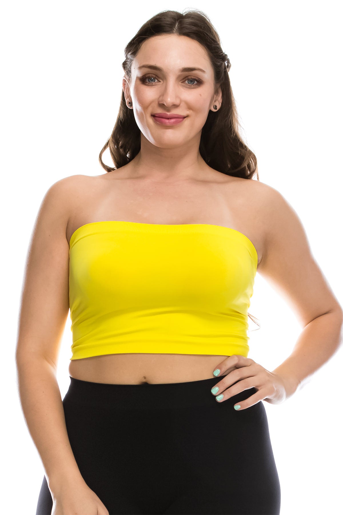 Poll Top With String String Tube Tops For Plus Size